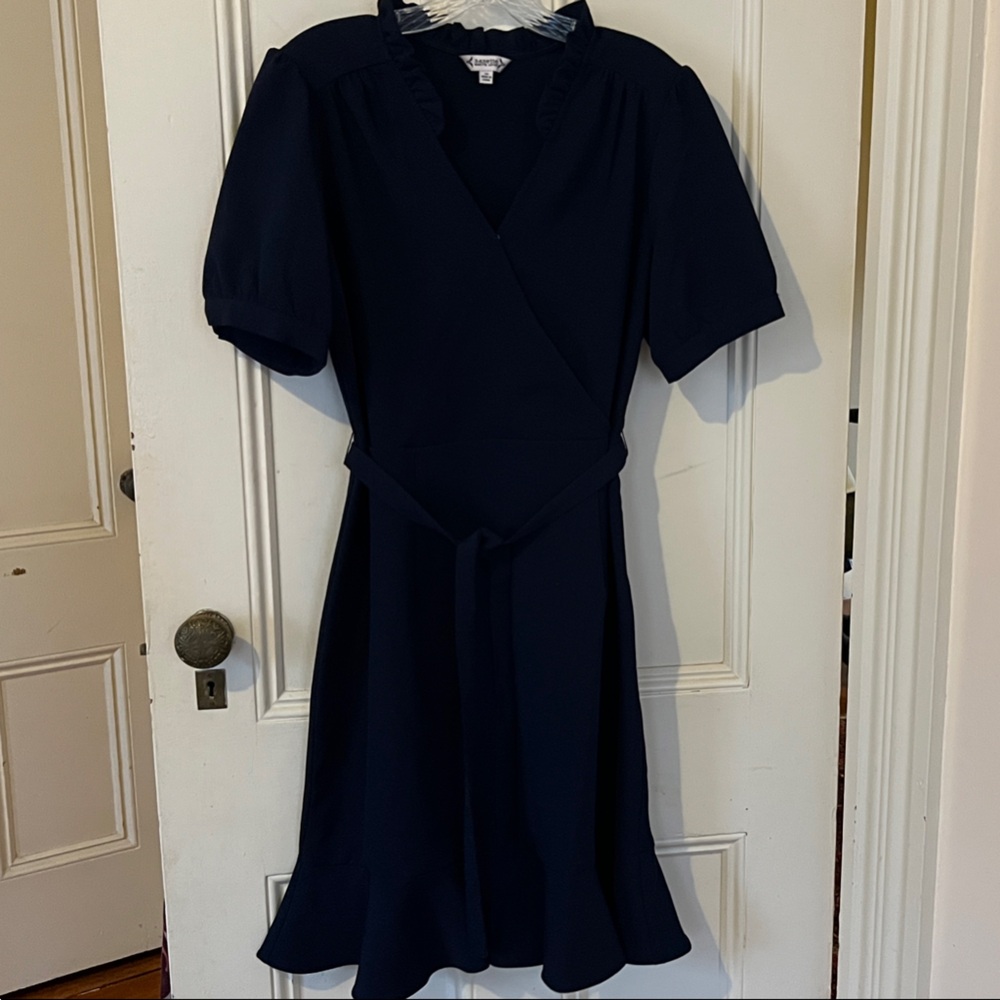 Nanette Lepore Dark Blue Midi Dress